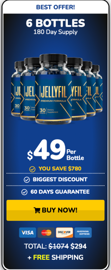 JellyFil 6-bottle package