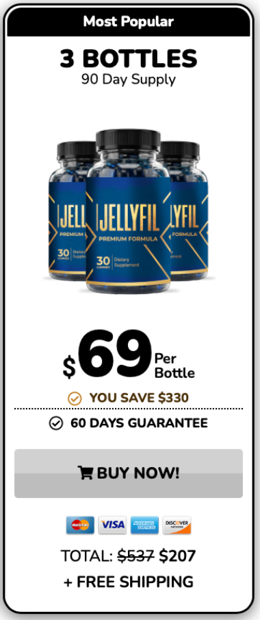 JellyFil 3-bottle package